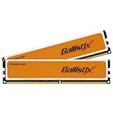 Crucial Technology BL2KIT12864AA80A 2GB Kit 1GBx2 Ballistix 240-Pin DIMM4-4-4-12 Unbuffered NON-ECC DDR2-800 2.0V DDR2 PC2-6400 Memory Module