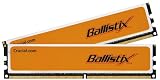 Crucial Technology BL2KIT12864AA80A 2GB Kit 1GBx2 Ballistix 240-Pin DIMM4-4-4-12 Unbuffered NON-ECC DDR2-800 2.0V DDR2 PC2-6400 Memory Module