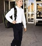 Flat Front Double Knee Twill Pant