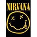 Nirvana (Smiley Face) Music Poster Print - 24x36 Poster Print, 24x36 Poster Print, 24x36