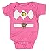Power Rangers Baby Ranger Costume Romper Onesie (6-12 Months, Pink)