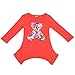 Molil Kids Girls Long Sleeve Irregular Hem Floral Shirt Pants Outfits Set Red Medium