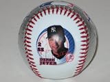 DEREK JETER New York Yankees Fotoball Collectible Player Photo on an Official Size BASEBALL