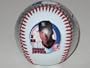 DEREK JETER New York Yankees Fotoball Collectible Player Photo on an Official Size BASEBALL