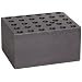 Talboys 949108 Anodized Aluminum Microcentrifuge Tube Single Heat Block, 30 Well, 7.9mm Well Diameter, 3.75" Length x 3" Width x 2" Height, For 0.5mL Tubes