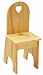 Little Colorado Solid Back Heart Kids Chair