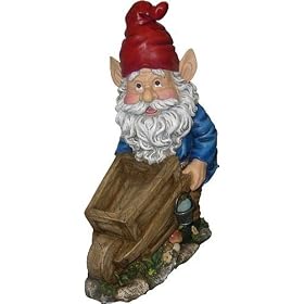 Garden Gnome with Cart by 