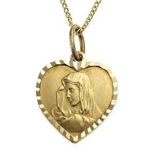 ZEEme For Kids - 500340433 - Collier Enfant - Or Jaune 333/1000 - Médaille Pendentif - 36/38 cm