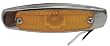 Grote Low-Profile, Clearance/Marker Lamp with Bezel Yellow 45663 Grote Low-Profile, Clearance/Marker Lamp with Bezel Yellow 45663