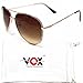 Vox Women's Metal Sunglasses With Rhinestones, Classy Designer Fashion Eyewear