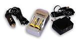 Card: 2 RCR123A 3.0V 750mAh LIFePO4 Rechargeable Batteries with a Smart Charger 418eeT9jxDL. SL160 Card: 2 RCR123A 3.0V 750mAh LIFePO4 Rechargeable Batteries with a Smart Charger