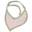 Organic Cotton Leaf Shaped Bib - Rose