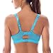 SYROKAN Women's No-Bounce Full-Support Racerback Pro High Impact Sports Bra Lilac 42DD
