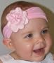 Madeline Baby Flower Headband (Light Pink)