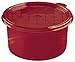 Ziploc Limited Edition Holiday Colored Storage Containers with Lids (Large Round, Red)