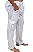 Cotton Natural Cargo Pants Summer Beach Elastic Waistband Comfortable Pants