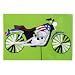 Motor Spinner, Large Motorcycle Patriotic