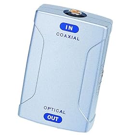 Buy Digital Audio Coaxial SPDIF Coax to Toslink Optical Digital Converter now!
