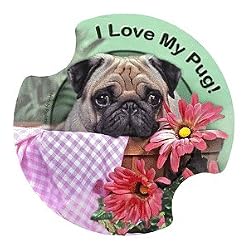 Pug Carsters, Coasters for Your Car