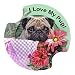Pug Carsters, Coasters for Your Car