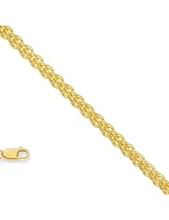14k Solid Yellow Gold 1.5 mm (1/16 Inch) Round Wheat Chain Necklace 30" w/ Lobster Claw Clasp