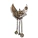 Girls Steampunk Gear Wings Hair Clip Goth Punk Vintage Lolita Lady Headwear hair accessories