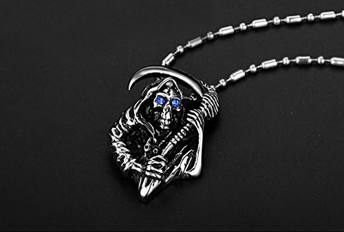 Sickle Death Punk influx of titanium steel skull pendant necklace ornaments