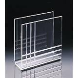 Acrylic Striped Luncheon Napkin Holder by U.S. Acrylic