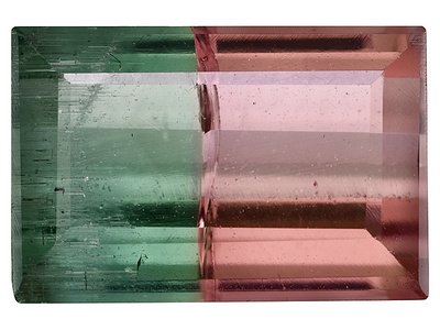 Childrens Toyshop  Jewelry : MIN 1.00CT MM VARIES RECTANGLE SHAPE WATERMELON TOURMALINE