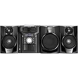 Sharp 350-Watt All-In-One Hi-Fi Audio Stereo Sound System With 5-Disc Multi-Play CD Changer, Cassette Deck, iPod/iPhone Dock, AM/FM Radio Tuner, Remote Control