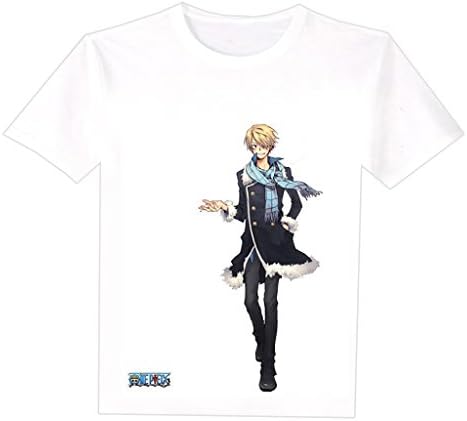 One Piece Anime T-Shirt Sanji White XXX-Large