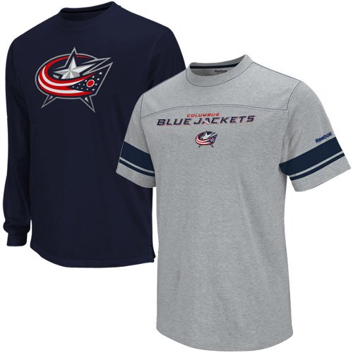 NHL Men's Columbus Blue Jackets Option 3-In-1 Combo Pack (Grey, X-Large)