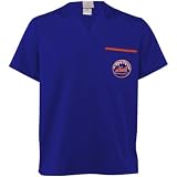 MLB New York Mets Royal Blue Scrub Top- - (X-Large)