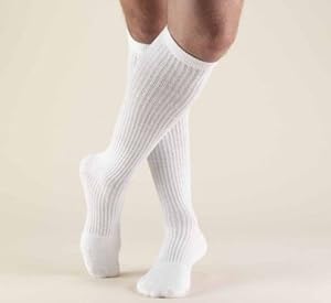 Truform 1933, Compression Socks, 15-20 mmHg, Cushion Foot (X-Large, Brown)