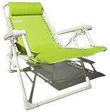 Strathwood Adjustable Beach and Pool Lounge Chair, Lime Fizz