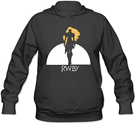 SAVIS Women's Rwby Yellow Animated Supernatural Forces Hoodies 100% Cotton