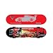 Disney Pixar Cars 28 Inch Skateboard Featuring Lightning Mcqueen in Red.