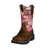 Ariat® Girls Pro Baby Distressed Brown and Pin by Ariat