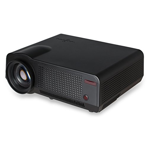 Excelvan LED-86C 2800 Lumens 1280*768 pixels 5.8inch LCD +LED lamp projection system Android 4.2 Theater Projector with Wifi/HDMI/ATV/USB/AV, for Home Theater, education and business(Black)