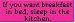 IF YOU WANT BREAKFAST IN BED, SLEEP IN THE KITCHEN (red) decal bumper sticker
