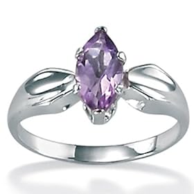 Amethyst Silver Ring