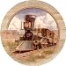 Set of Four Old Train Thirstystone Coasters - Style ts183r