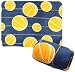 Navy Fleece Basketball Blanket
