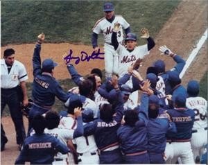 Lenny Dykstra Autographed/Hand Signed New York Mets 8x10 Photo (1986 NLCS HR)
