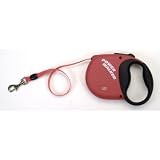 Power Walker Retractable Lead, Small up to 25 LBS, Red