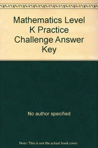 houghton mifflin mathmatics prc answer key level k