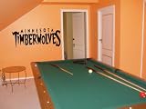 WALL STICKER MURAL VINYL NBA Minnesota Timberwolves 003
