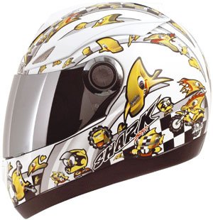 SHARK S500 Air Gang, weiss/gelb Glanz, Gr. S