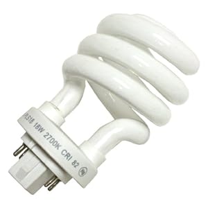 Viva 25122 - PLS 18W 27k Twist Pin Base Compact Fluorescent Light Bulb