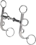 Trammell Twisted Wire Argentine Snaffle Bit w/Dogbone - 5